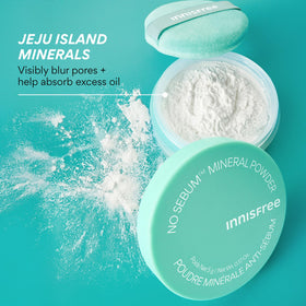 innisfree close-up of finely milled powder texture for smooth blurring