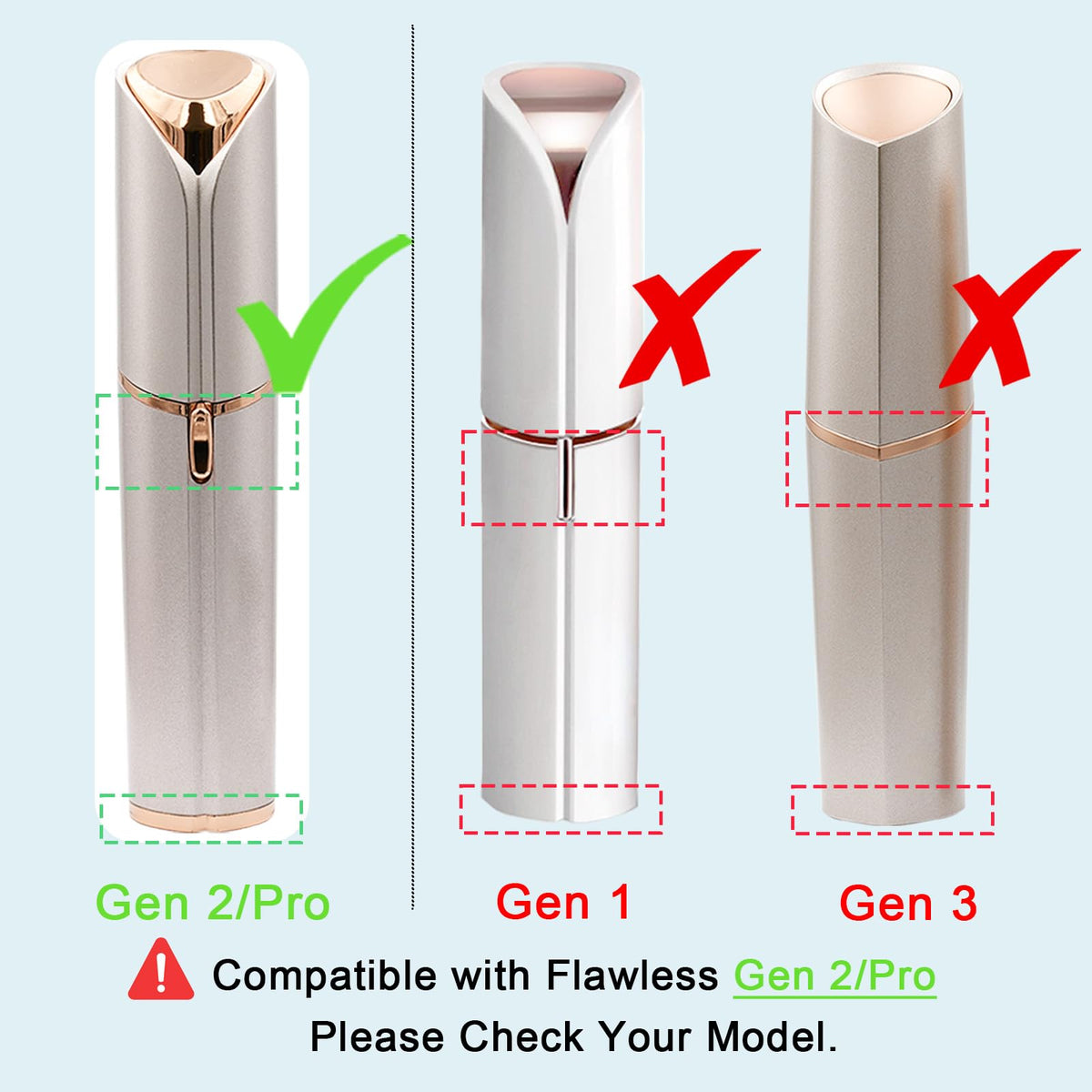 innobeaut double halo blade close-up demonstrating 360-degree cutting for smoother trims