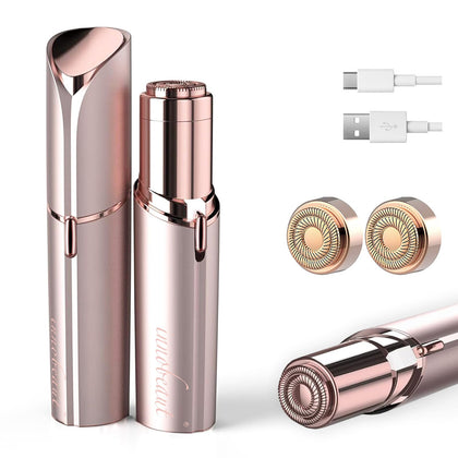 innobeaut front view rose gold device showing sleek travel-ready design and ease
