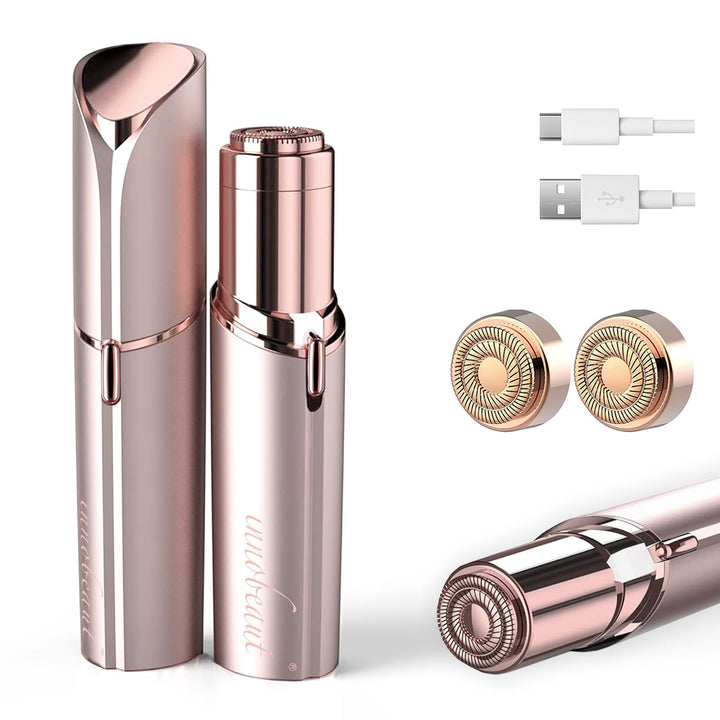 innobeaut front view rose gold device showing sleek travel-ready design and ease