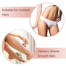 innobeaut installation in shaver emphasizing quick tool-free replacement benefit