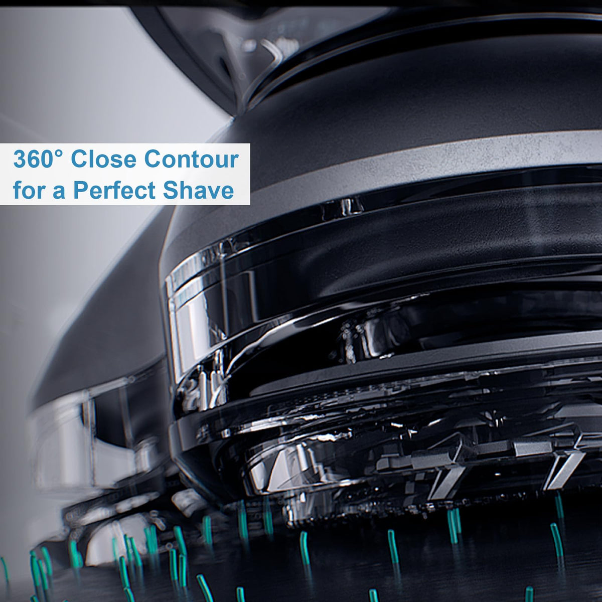 innobeaut installed on Philips Norelco shaver demonstrating easy snap-in fit and restored performance