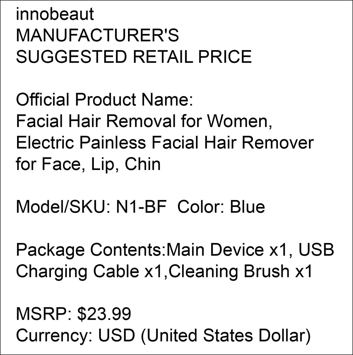 innobeaut textured finish detail showing non-slip surface and control