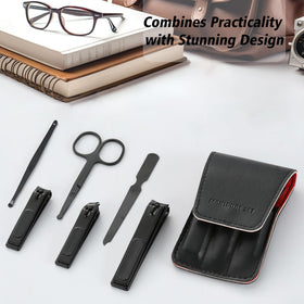 Insaizom stainless-steel tools laid out clearly for precise nail care