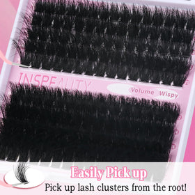 INSPEAUTY laid-out clusters and lengths for easy selection