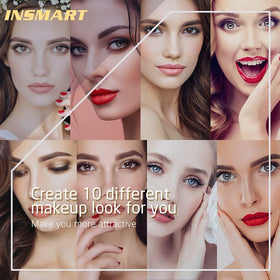 INSMART lashes worn in a natural daytime look offering comfortable lightweight wear