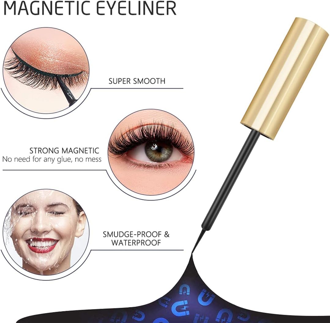 INSMART dramatic 5D lashes worn for a glamour look delivering bold eye definition
