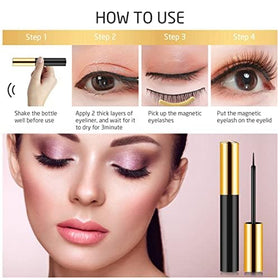 INSMART precision tweezers picking up a lash strip for easy, accurate application