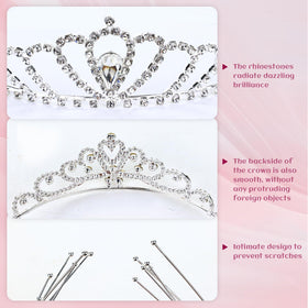 inSowni teen wearing tiara prom-style showing flattering sparkle for events