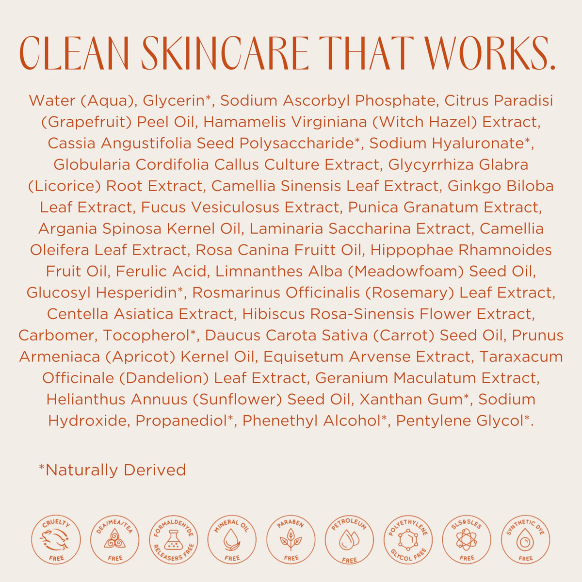 InstaNatural suggested before-and-after skin depiction, showing improved radiance concept