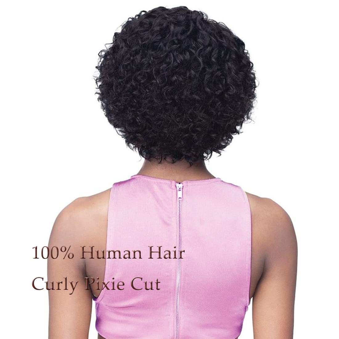 INSTASTYLE back view displaying cap construction and 6-inch length comfort