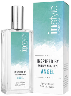 Instyle Fragrances closeup spray detail capturing nozzle and mist for effortless application benefit
