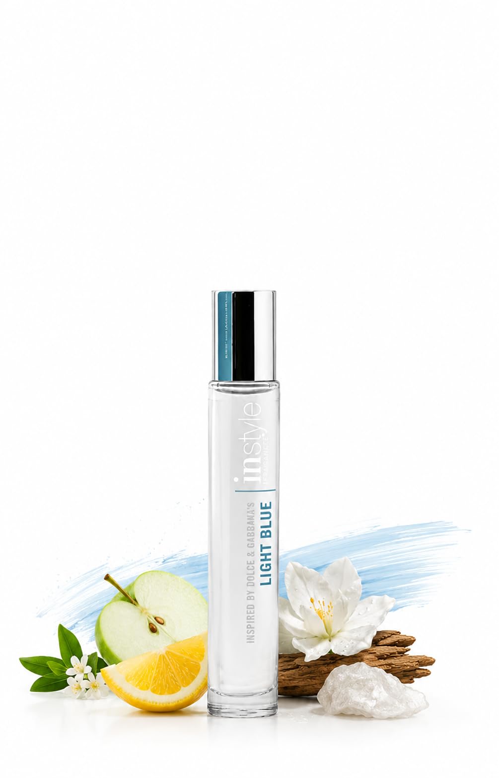 Instyle Fragrances rollerball front packaging showing compact travel-friendly design and freshness