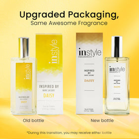 Instyle Fragrances liquid texture and color emphasizing light, airy concentration