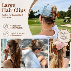 Interesse four clips laid flat to show 4.1-inch size and scale benefit