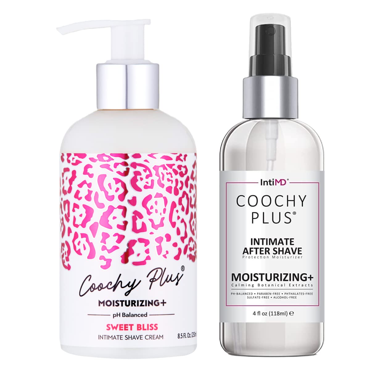 IntiMD Coochy Plus front packaging showing kit benefits and calming design