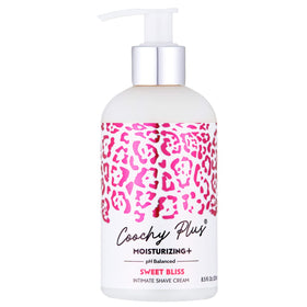 IntiMD Coochy Plus front packaging showing product and benefit of rash-free shaving