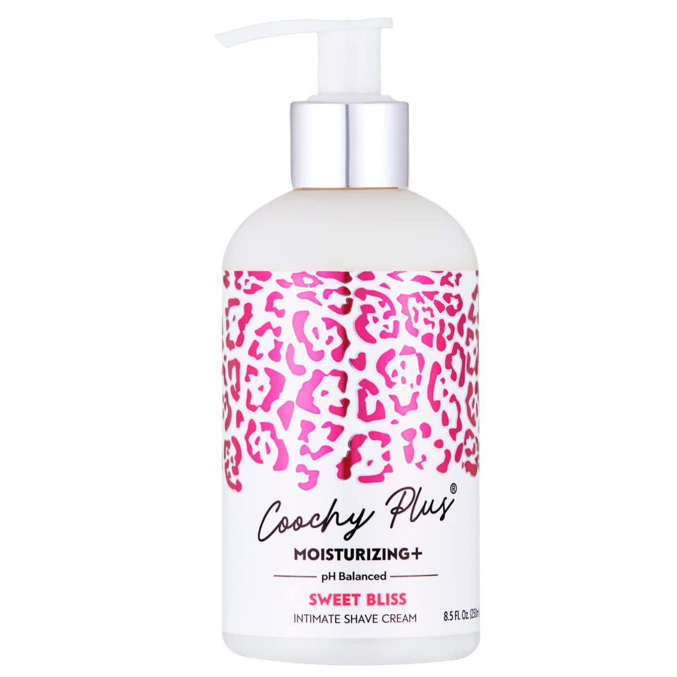 IntiMD Coochy Plus front packaging showing product and benefit of rash-free shaving