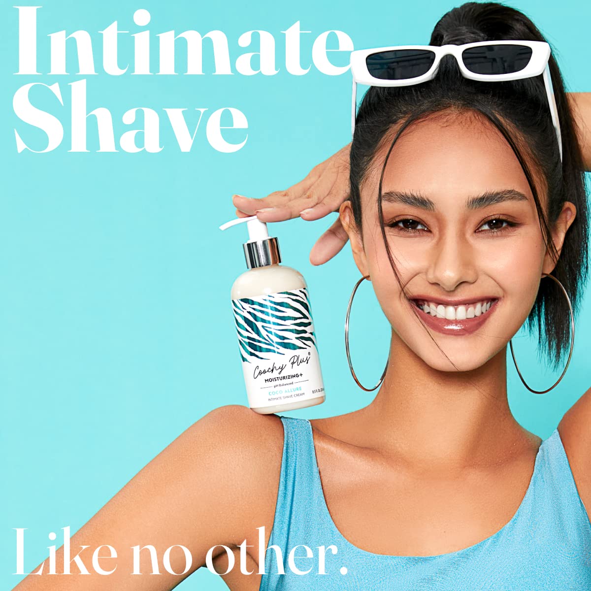 IntiMD close-up cream texture illustrating moisturizing glide