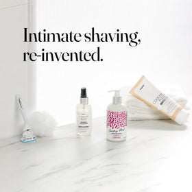 IntiMD COOCHY mist applied underarm to calm post-shave sensitivity
