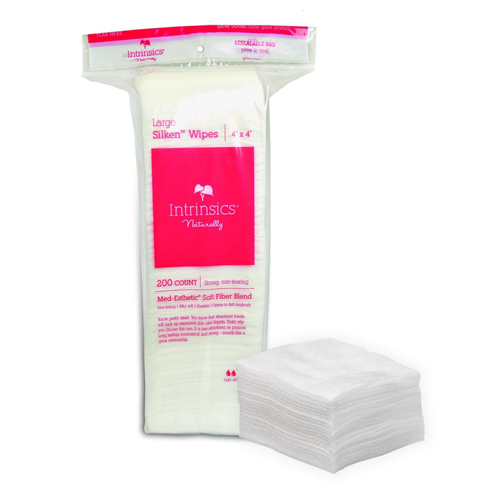 Intrinsics front packaging showing 200-count premium wipes for neat storage