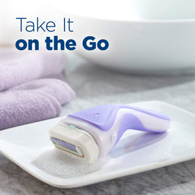 INTUITION Schick in bathroom setting for quick, moisturizing grooming