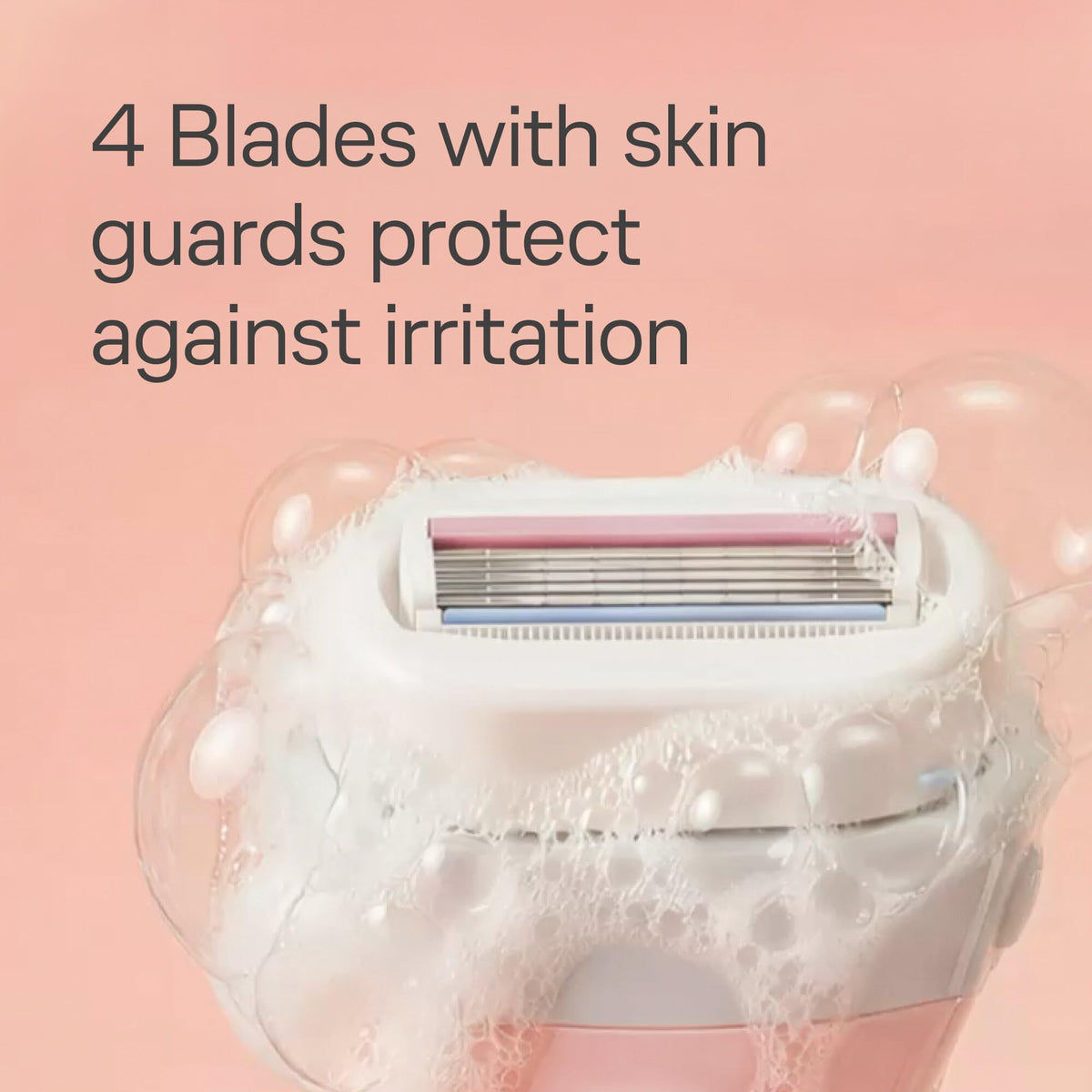 INTUITION cartridge label detail highlighting moisturizing formula