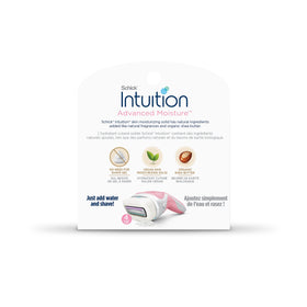 INTUITION razor in shower setting showing one-step lather and shave