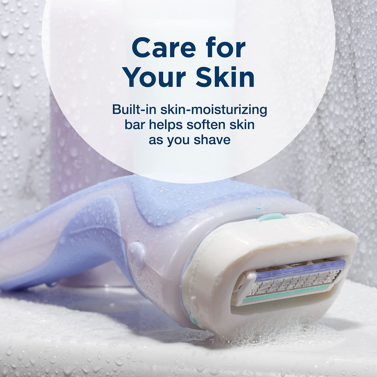 INTUITION Schick moisturizing solid texture with coconut oils benefit
