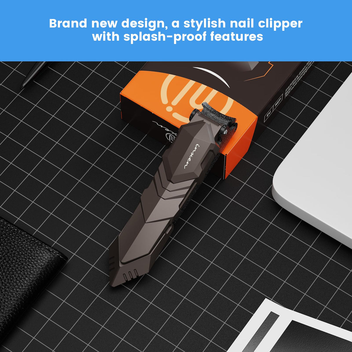 INXEN close-up of curved sharp blade, demonstrating precise cutting performance