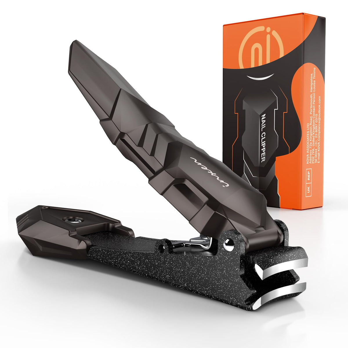 INXEN front packaging showing sleek black clippers and gift box, perfect gift presentation