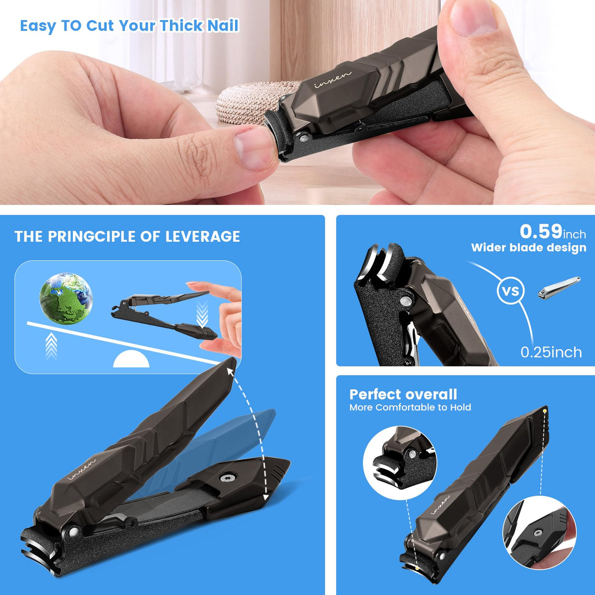 INXEN clippers displayed in gift box ready to give as a stylish grooming present
