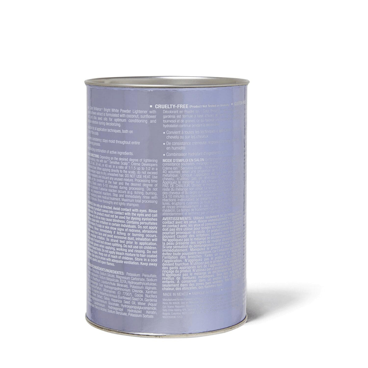 ion powder close-up texture illustrating dust-reduced formula and fine granules