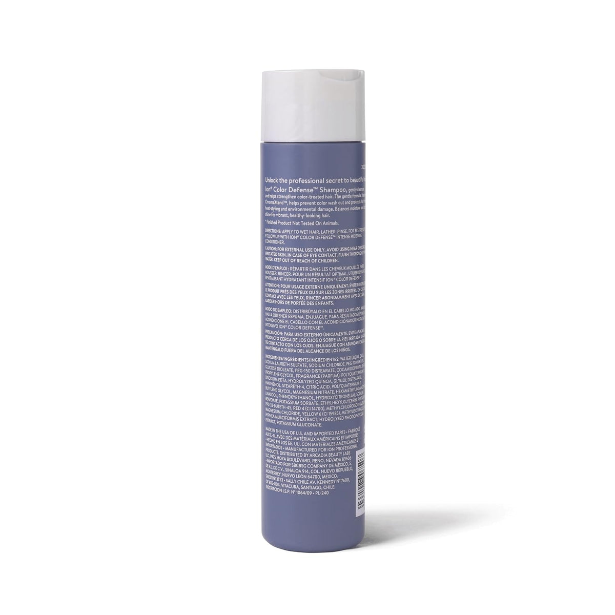 ion shampoo foamy texture close-up highlights gentle cleansing power