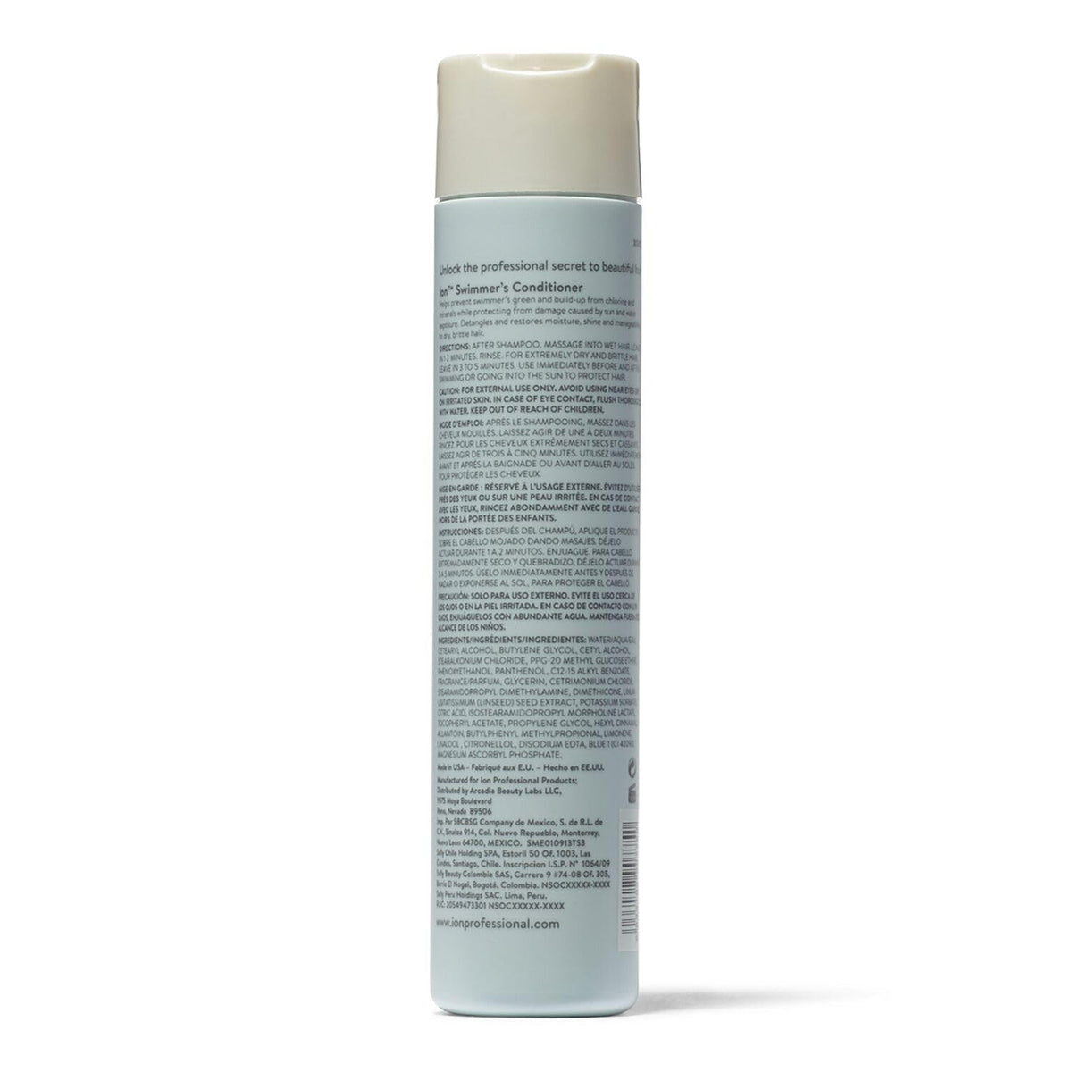 ion in bathroom usage lifestyle applying conditioner for softer hair