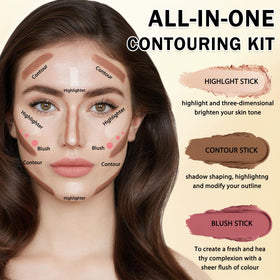 IONSGAKO brush and sponge included tools for quick blending and on-the-go touch ups