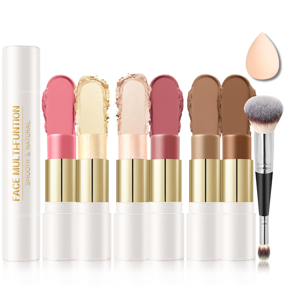 IONSGAKO front packaging of contour kit showing all six sticks and tools for convenience
