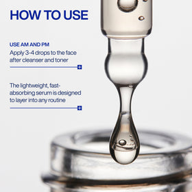 IOPE serum absorbed into skin closeup showing refined texture and hydrated glow