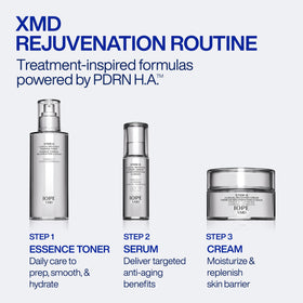 IOPE lab glassware with serum representing clinical-grade formulation