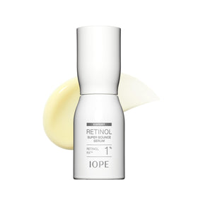IOPE front packaging showing bottle and box, highlights gentle potency