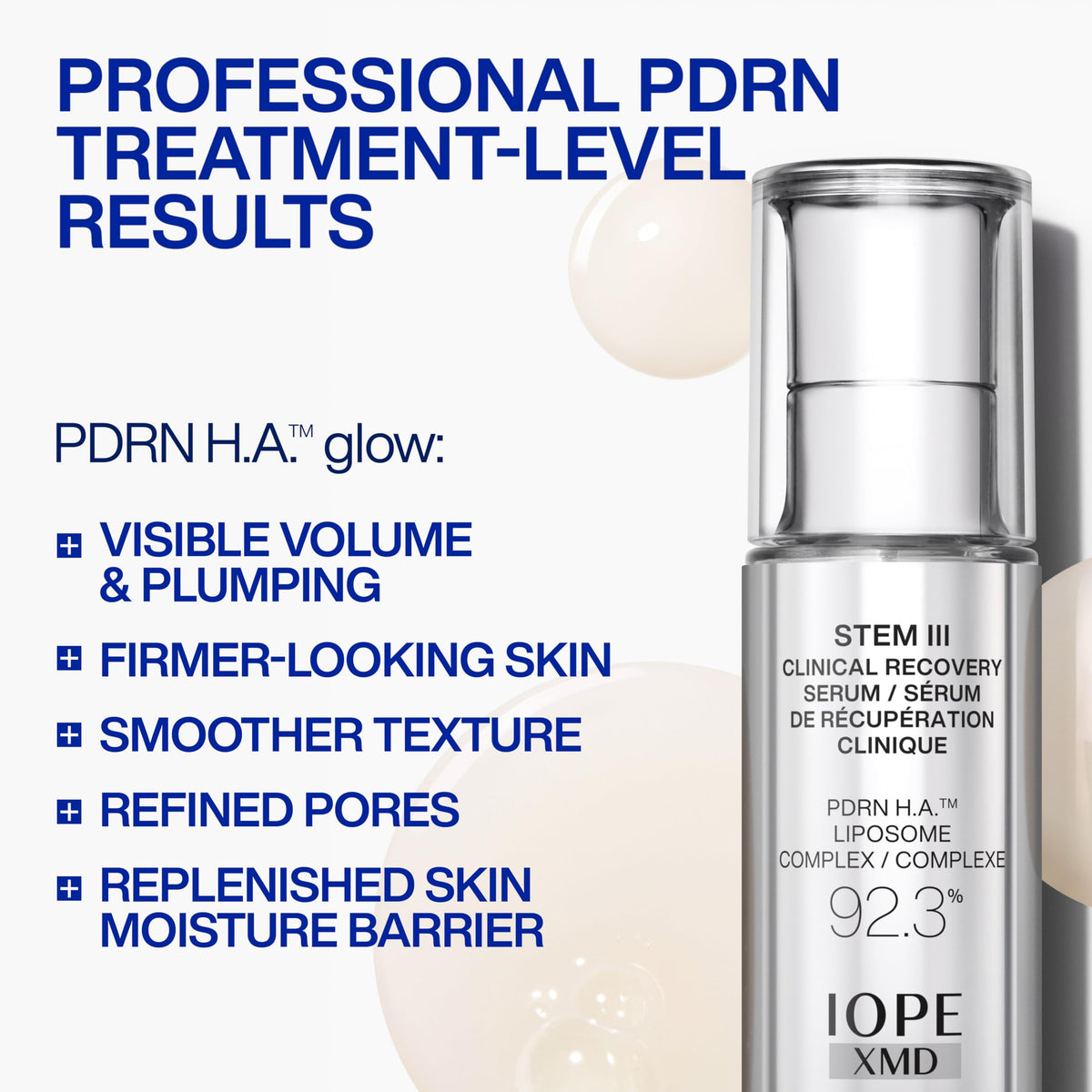 IOPE close-up texture of serum highlighting lightweight, fast-absorbing gel