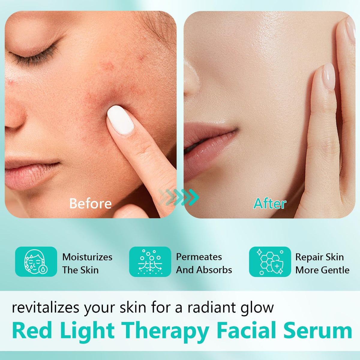 Ipsify pipette dispensing serum highlighting smooth texture and easy application