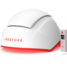 iRestore front view showing full scalp coverage and comfort