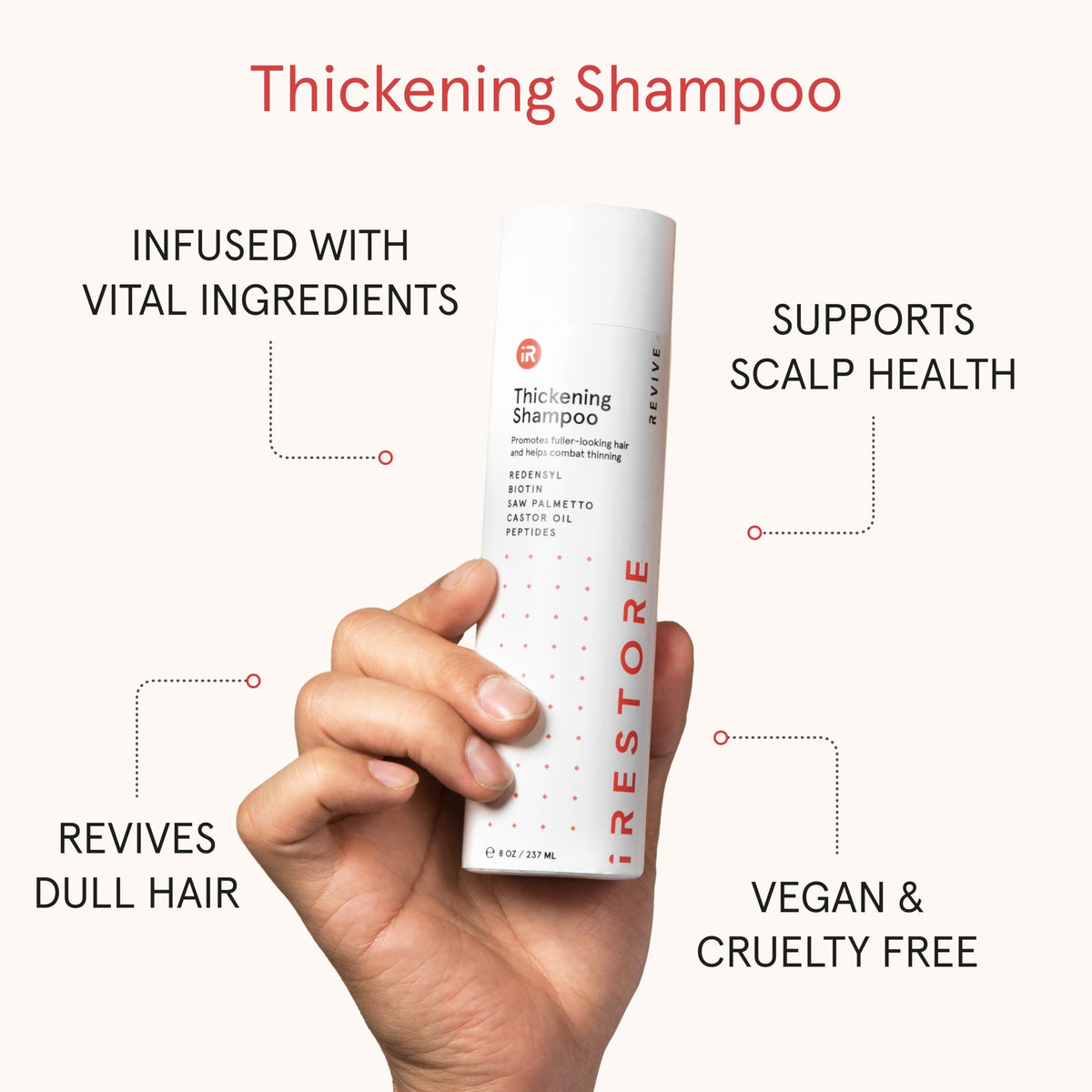 iRestore texture foam closeup highlighting gentle cleanse benefit