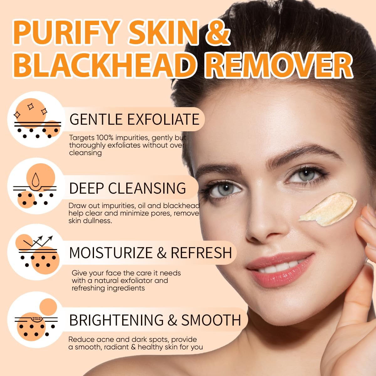 IREV before and after skin texture comparison showing refined, smoother appearance