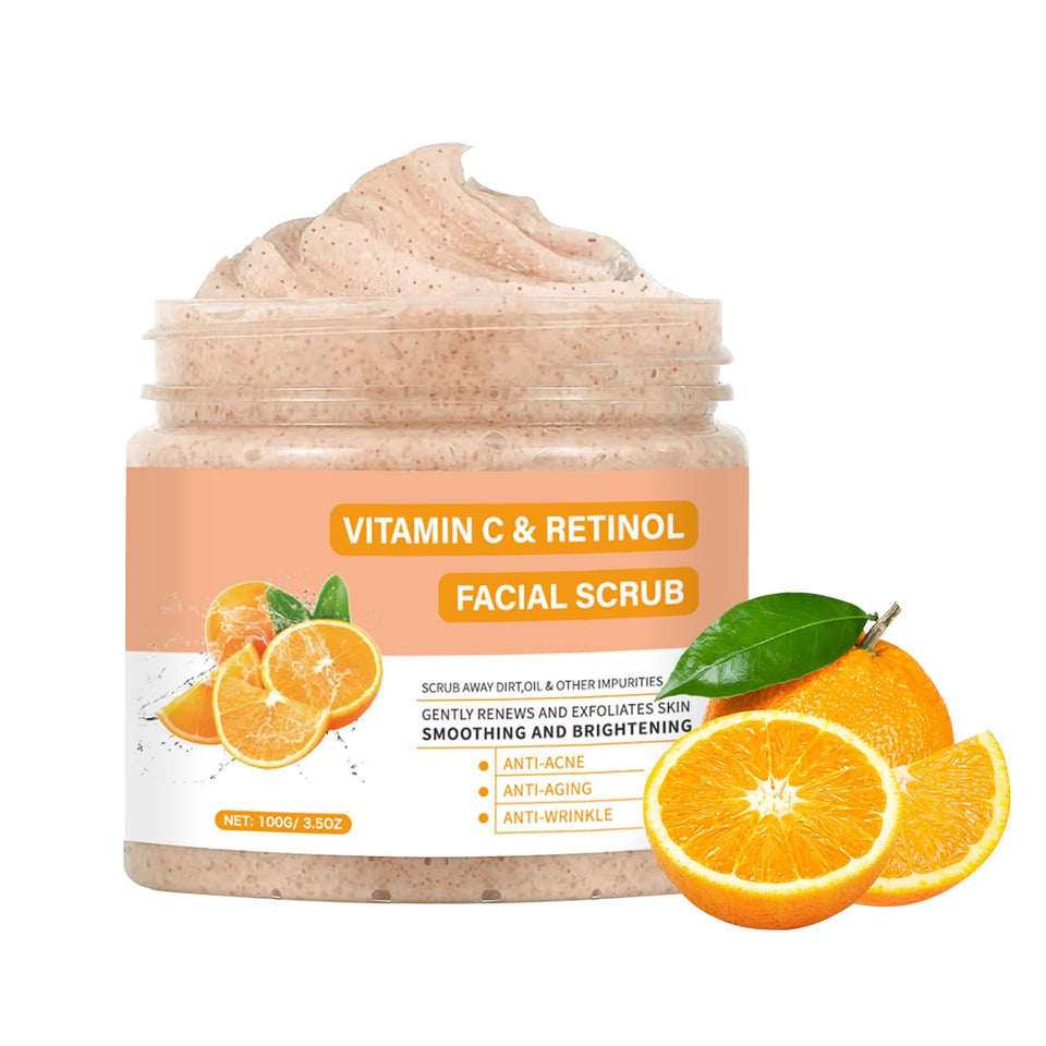 IREV front packaging showing vitamin C scrub and clear labeling for confident purchase