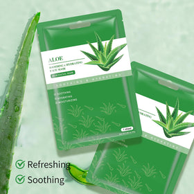 IREV label ingredient list detail highlighting aloe soothing benefit