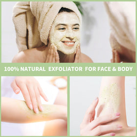 IREV facial scrub being massaged at washbasin to remove blackheads effectively