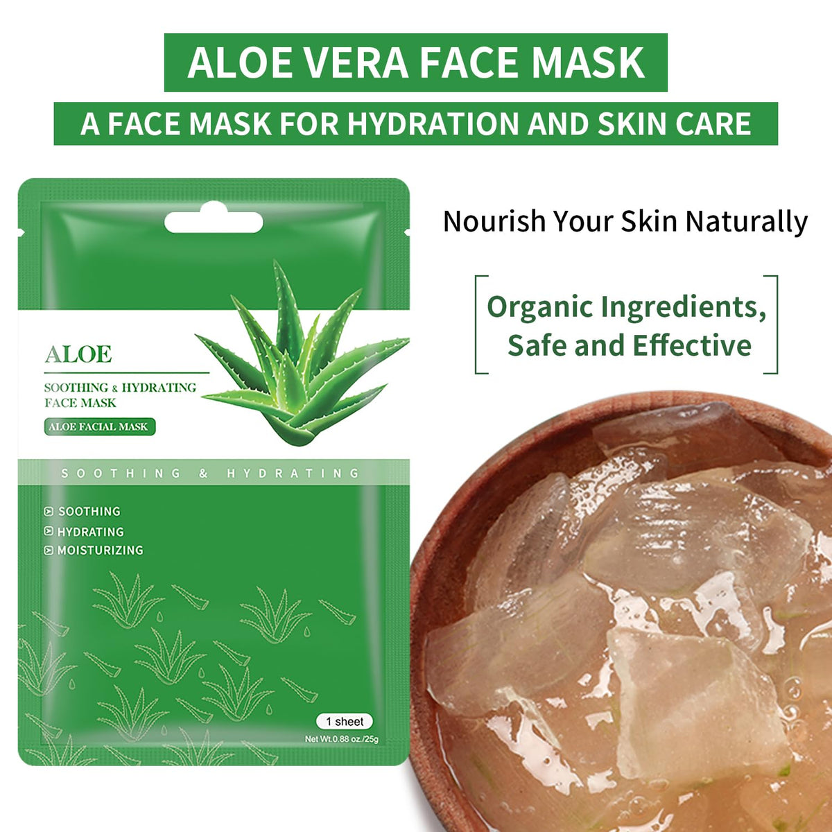 IREV concentrated serum on mask fabric showing rich hydration