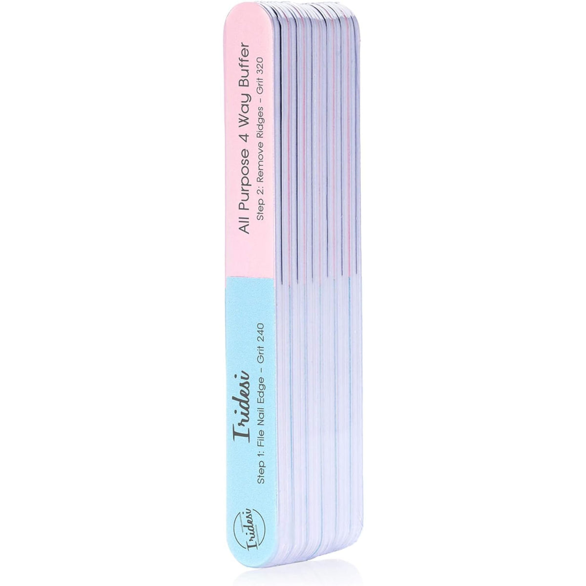 Iridesi board being used during a home manicure for quick shaping benefit